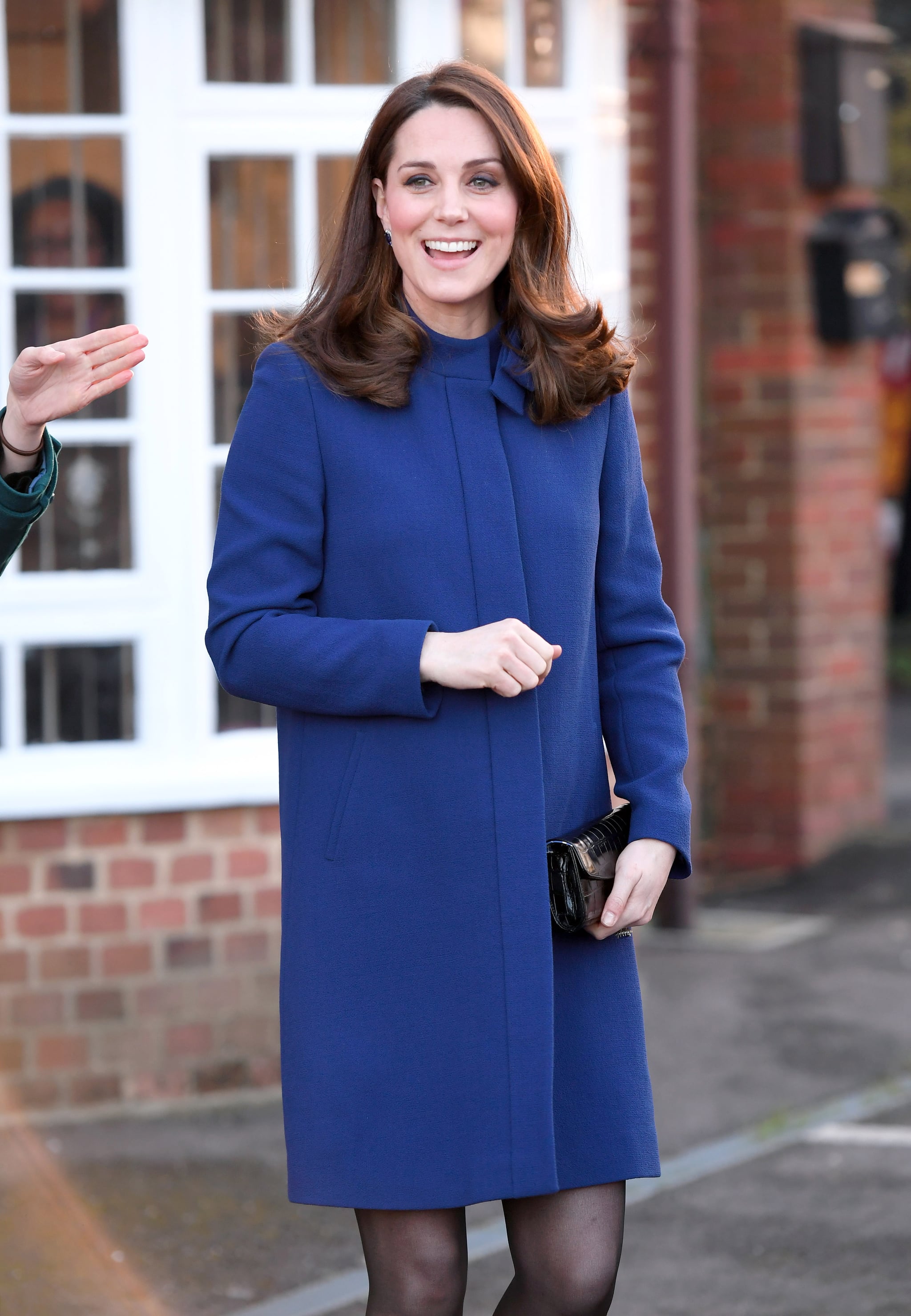 royal blue coat outfit