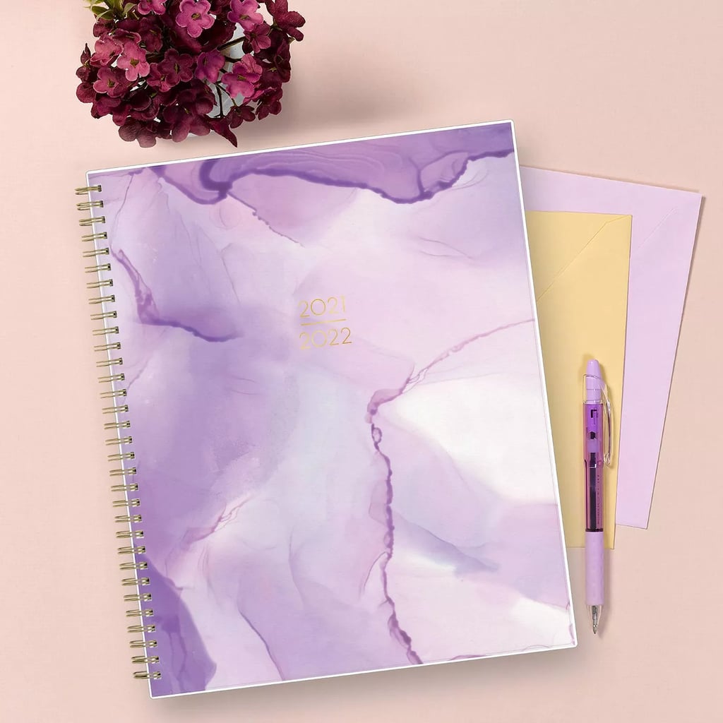 For the Lavender-Lover: May Designs 2021-22 Academic Planner in Alcohol Ink Purple
