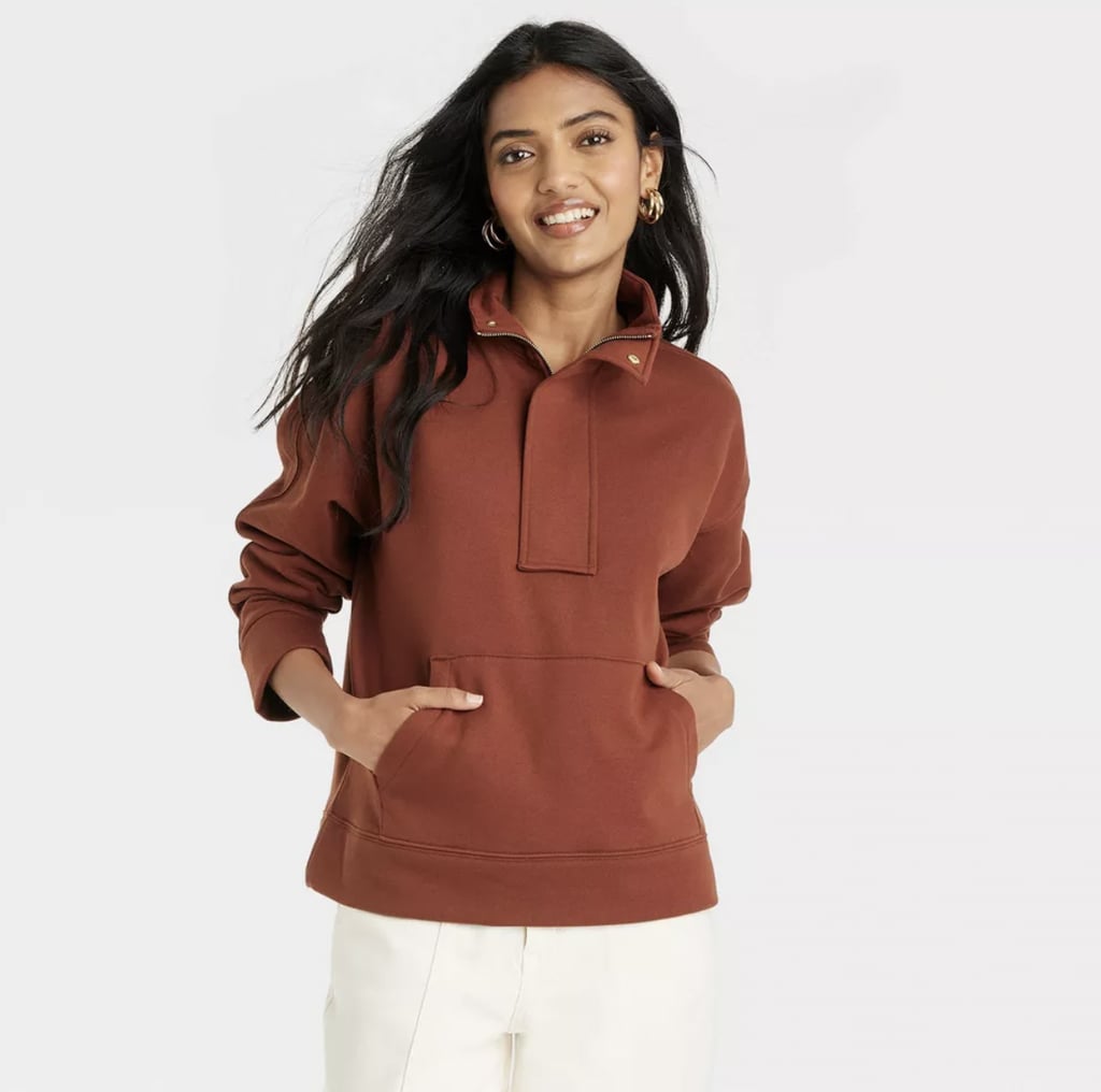 Best Cyber Monday Women's Apparel Deals at Target: A New Day Quarter-Zip Sweatshirt