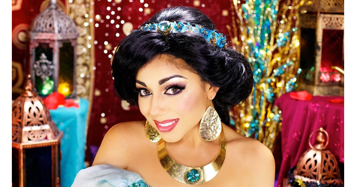 Princess Jasmine From Aladdin Disney Makeup Tutorials Popsugar 