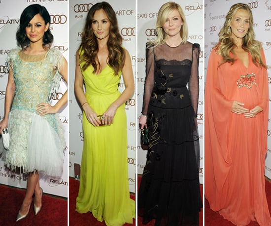Rachel Bilson And Kirsten Dunst Art Of Elysium Heaven Gala Popsugar Celebrity