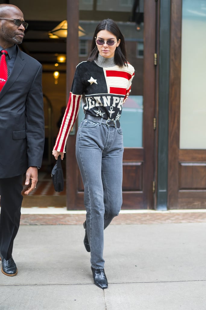 Kendall Jenner American Flag Sweater