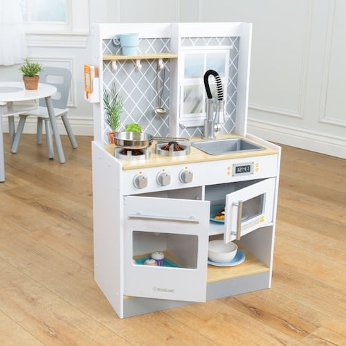 KidKraft Let's Cook Wooden Play Kitchen