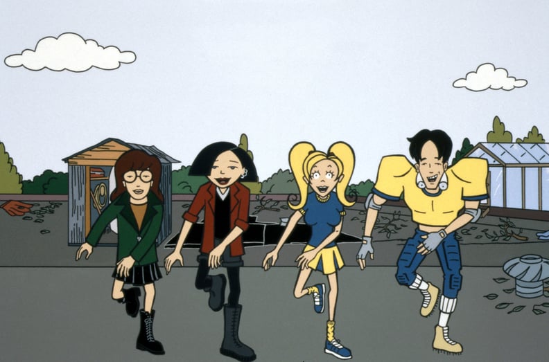 DARIA, (from left): Daria Morgendorffer, Jane Lane, Brittany Taylor, Kevin Thompson, 'Daria - The Musical', (Season 3, aired Feb. 17, 1999), 1997-2002.  MTV / Courtesy: Everett Collection