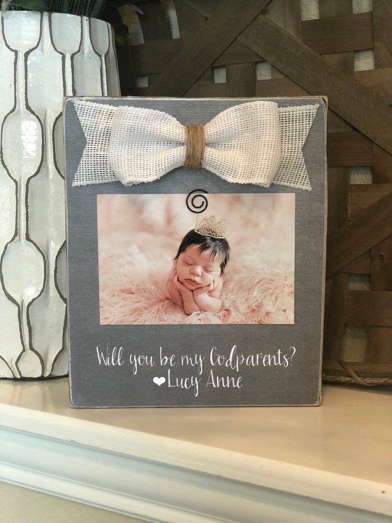 Godparents Proposal Photo Frame