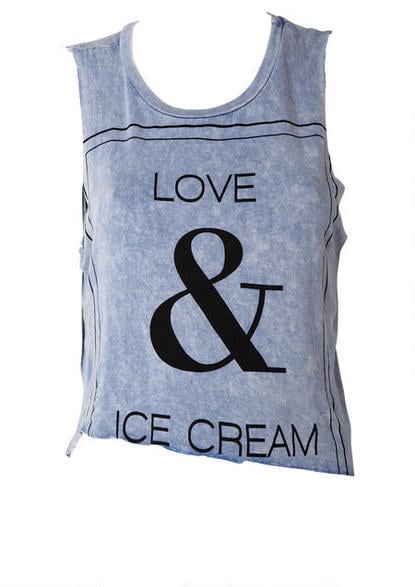 Alloy Love and Ice Cream Tank