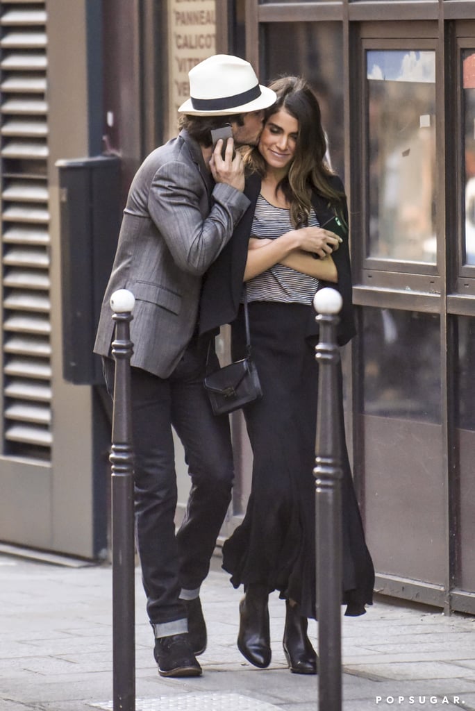 Ian Somerhalder and Nikki Reed in Paris May 2015
