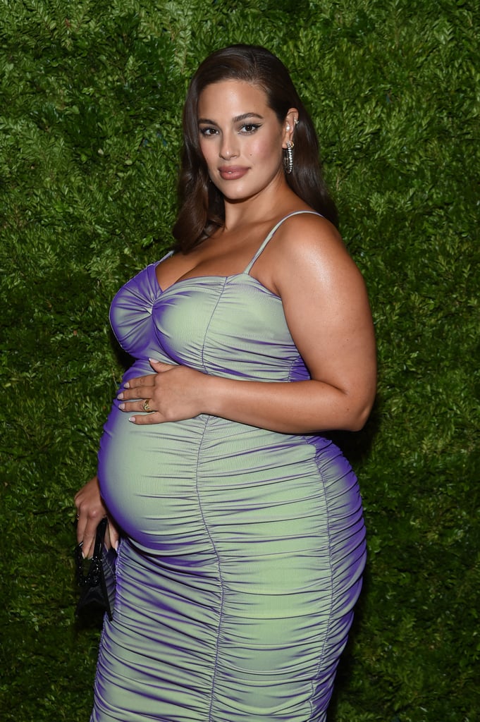 Ashley Graham Is Glowing in This Iridescent Bodycon Dress