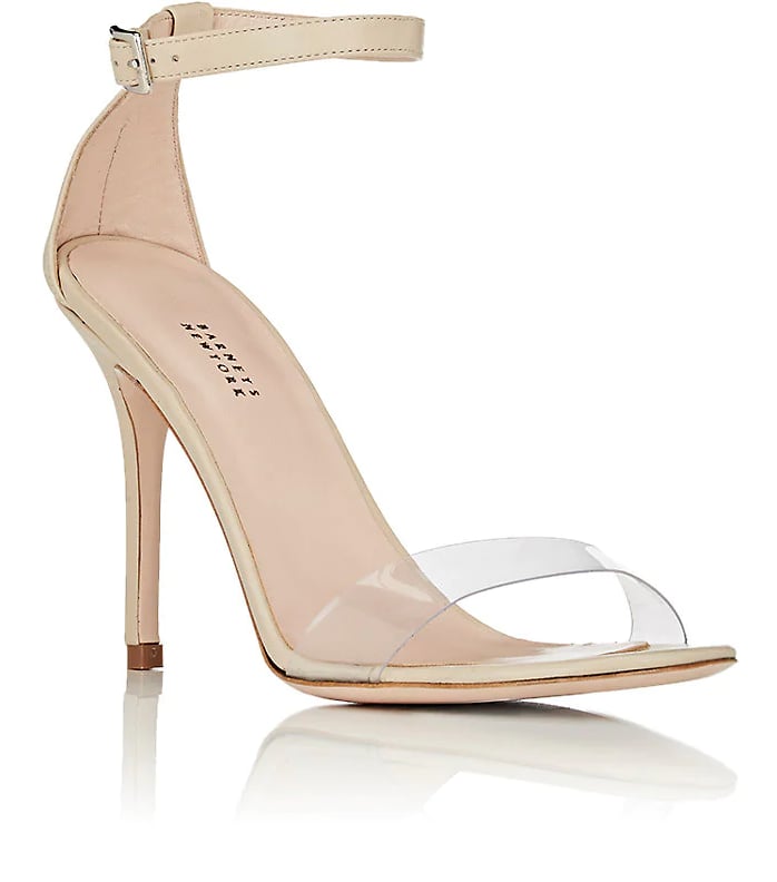 Barneys New York Leather & PVC Ankle-Strap Sandals