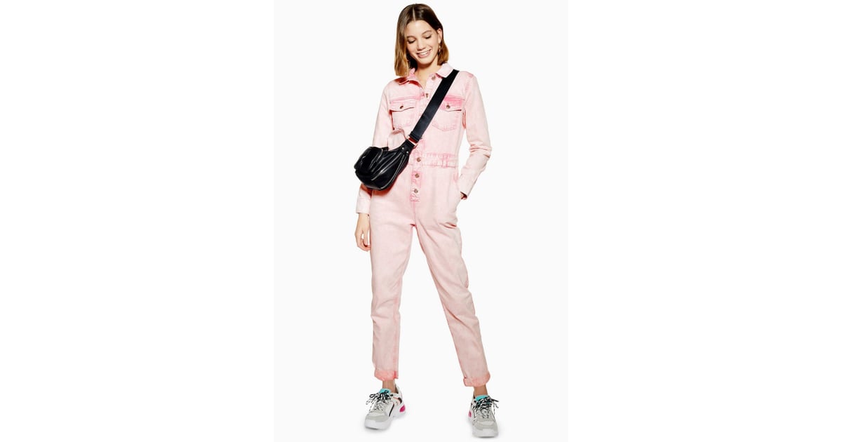 Topshop pink deals boiler suit