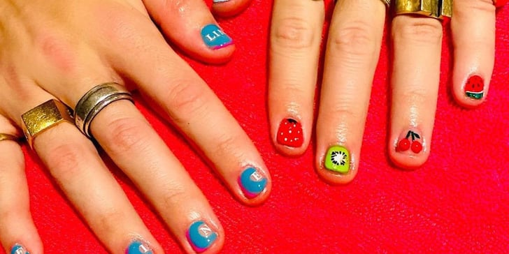 Harry Styles Fine Line Nail Art — See the Photo | POPSUGAR ...