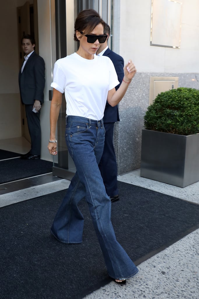 Victoria Beckham Flare Jeans at Fashion Week | POPSUGAR Fashion Photo 3