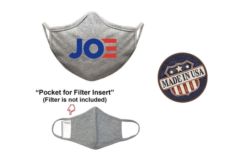 JOE Print Face Mask w/ Pocket