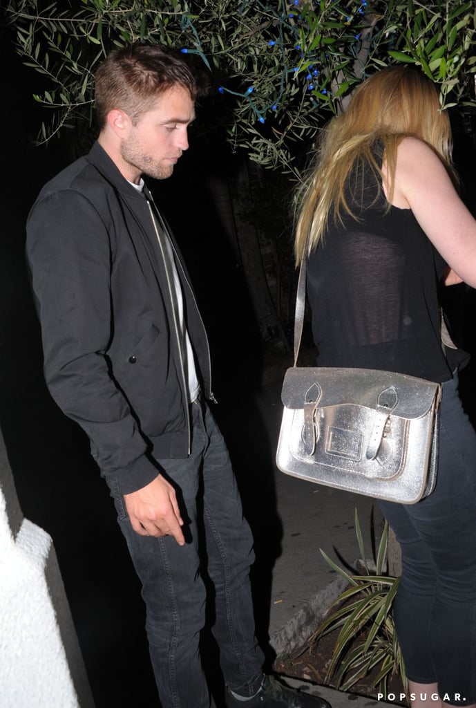 Robert Pattinson Dines at The Little Door in LA
