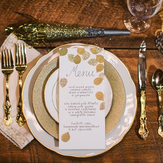 Gold and Glitter New Year’s Eve Wedding