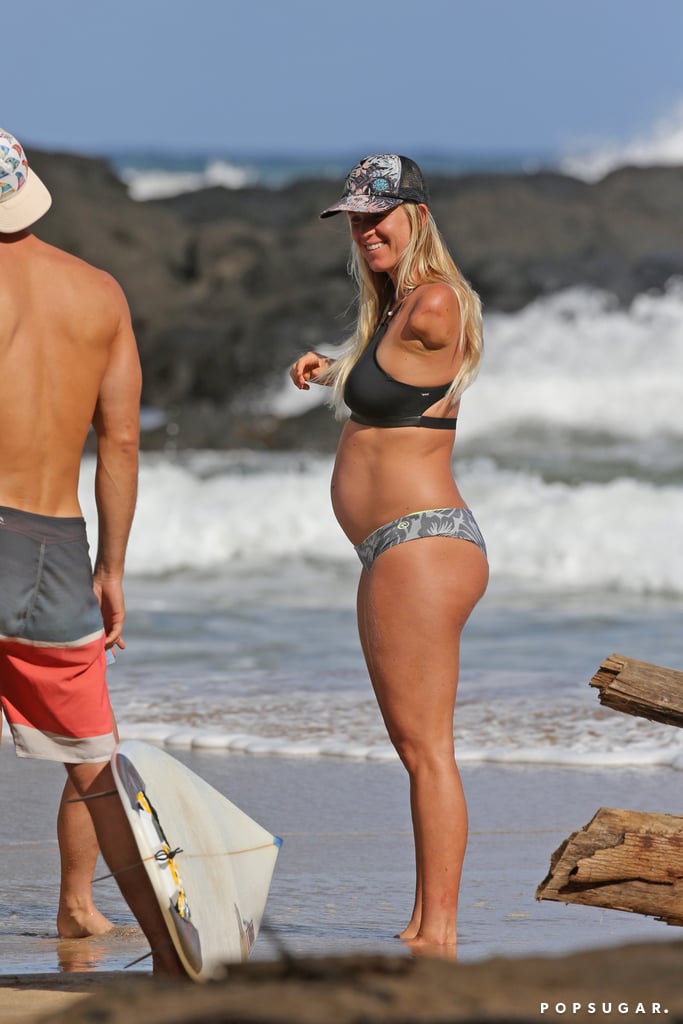 Bethany Hamilton Surfing While Pregnant November 2017