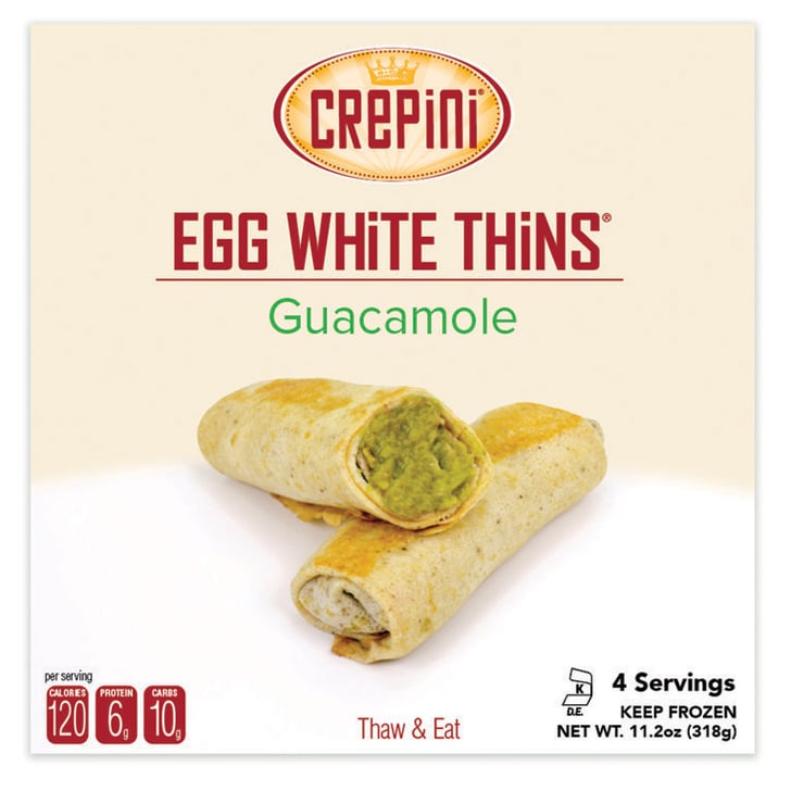 Crepini Egg White Thins Guacamole Roll-Ups