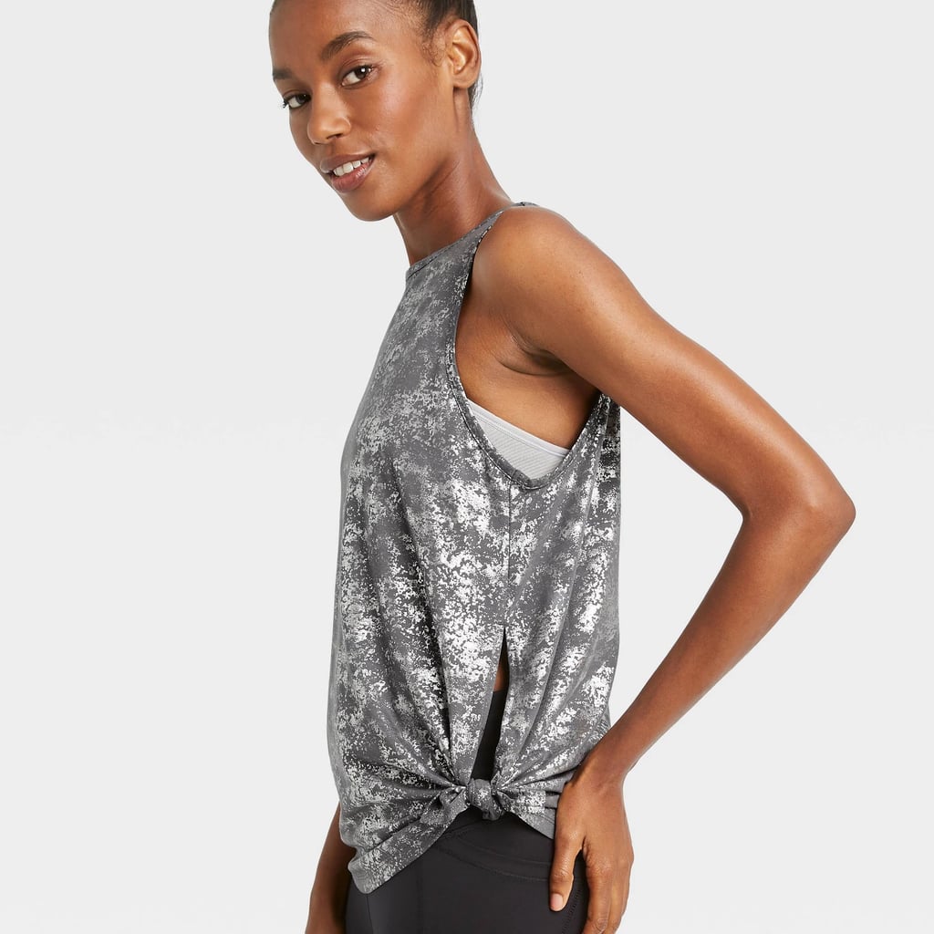 All in Motion Printed Side-Tie Tank Top
