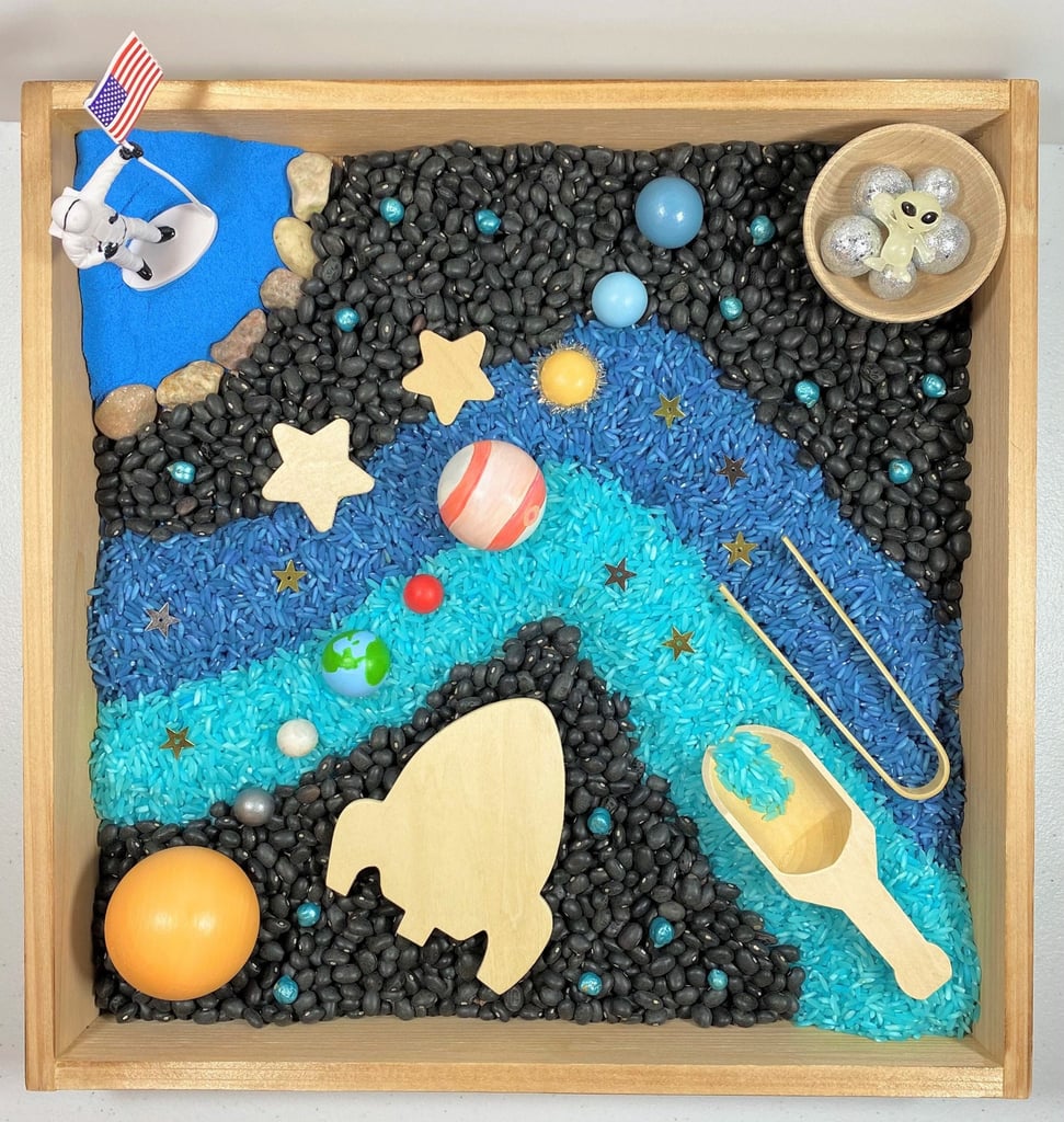Kay and Hayes Co Outer Space Sensory Bin