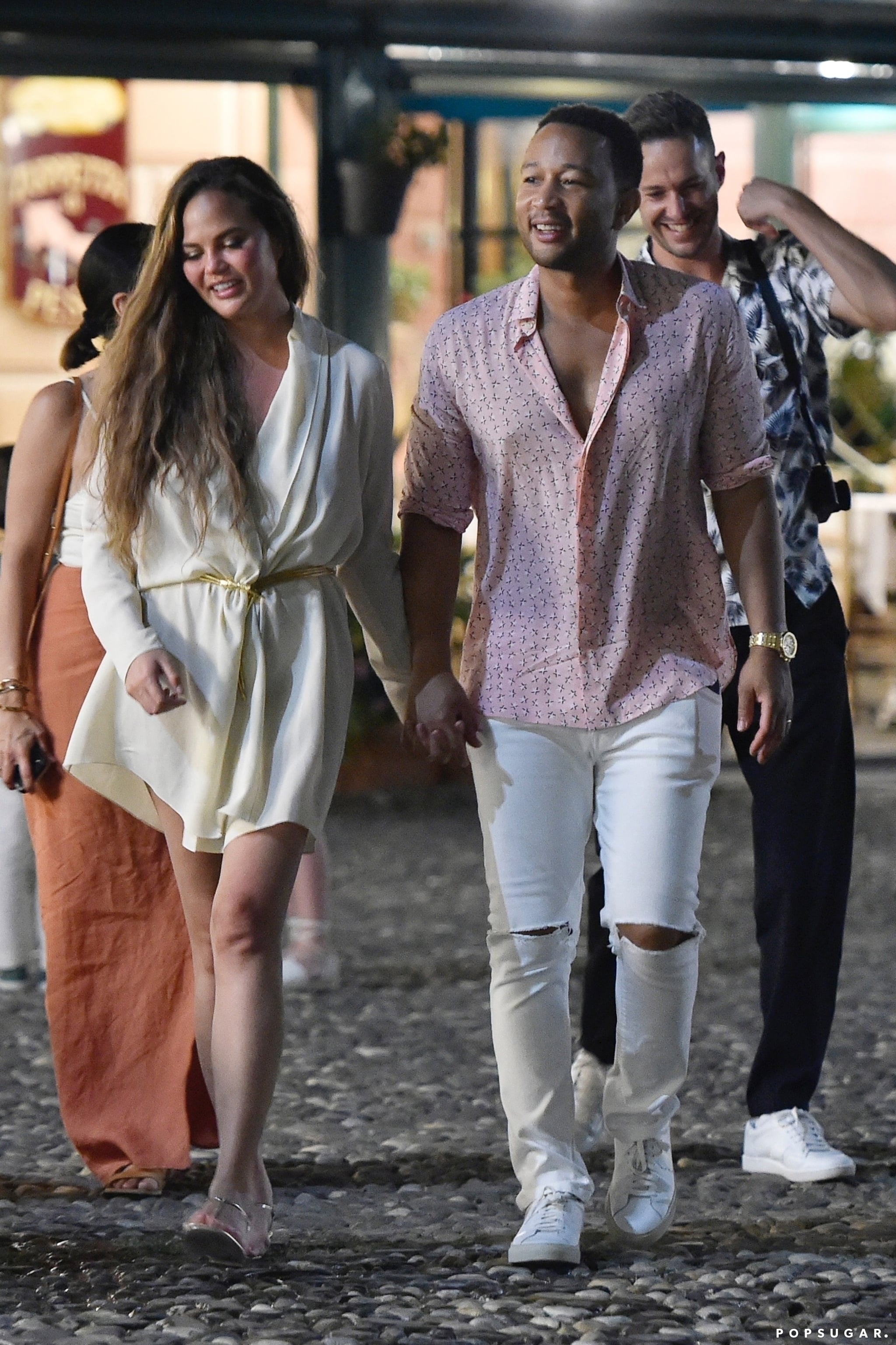 Chrissy Teigen And John Legend Family Vacation In Italy 2019 Popsugar Celebrity