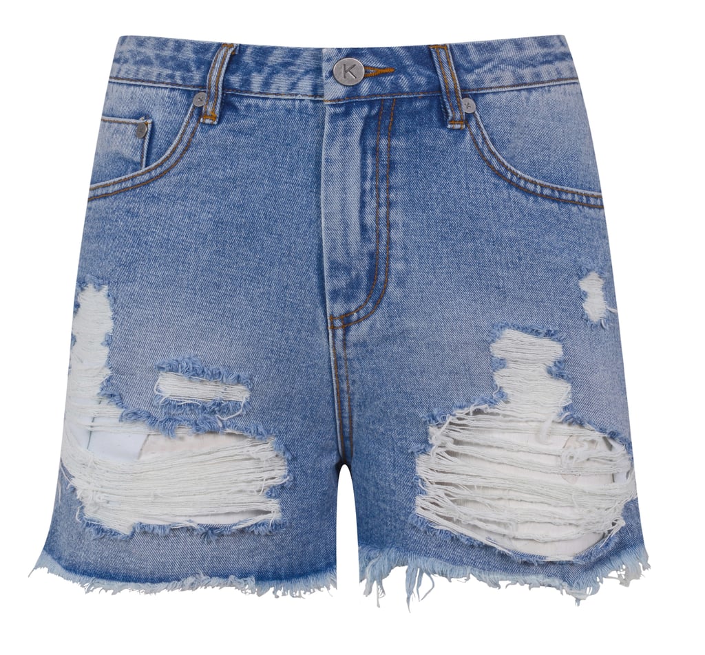 Kendall + Kylie High Rise Denim Shorts