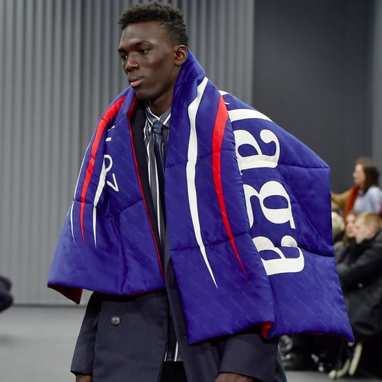 Bernie Sanders Logo on Balenciaga Men's Runway 2017