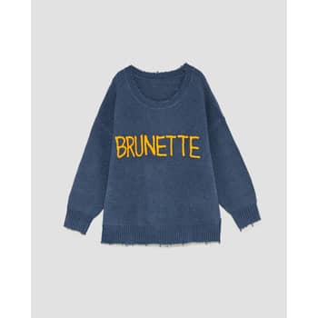 Brunette sweatshirt zara 2025