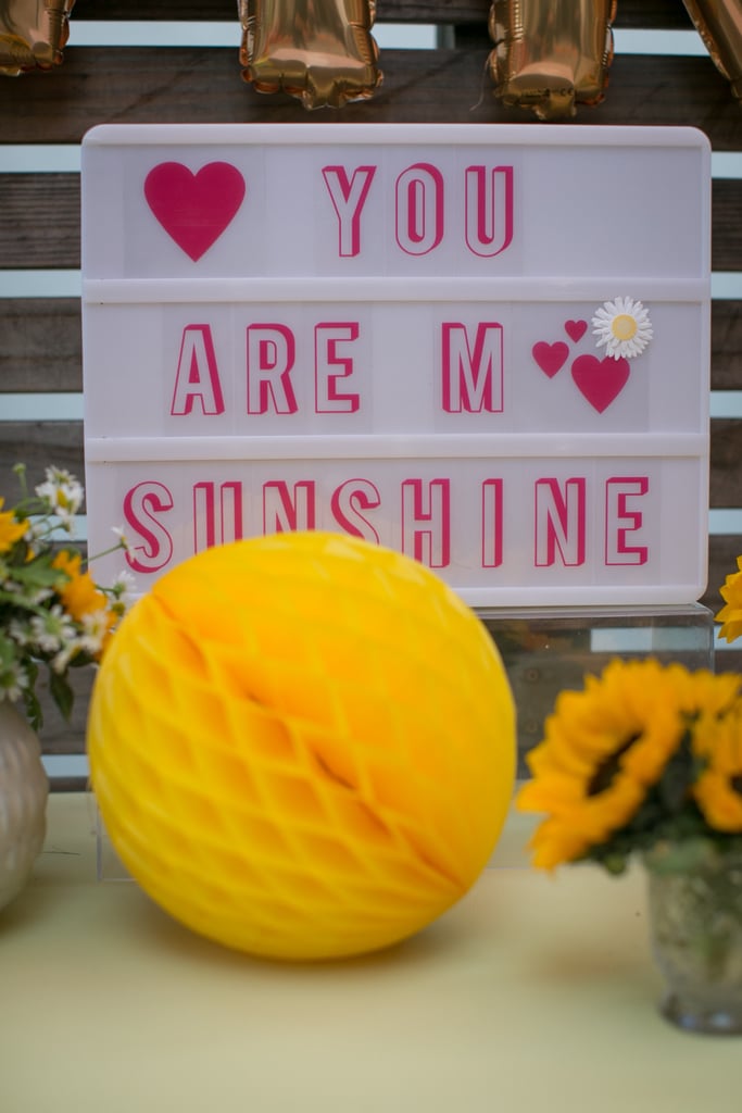 "You Are My Sunshine" Kid's Birthday Party