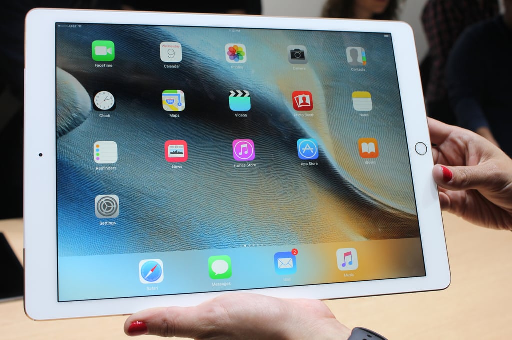 It's huge, with a 12.9-inch display and, although it only weighs 1.57 pounds, it feels heavy if you're used to the lightweight feel of other Apple products.