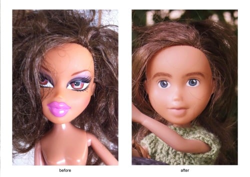 Tree Change Doll Before and After