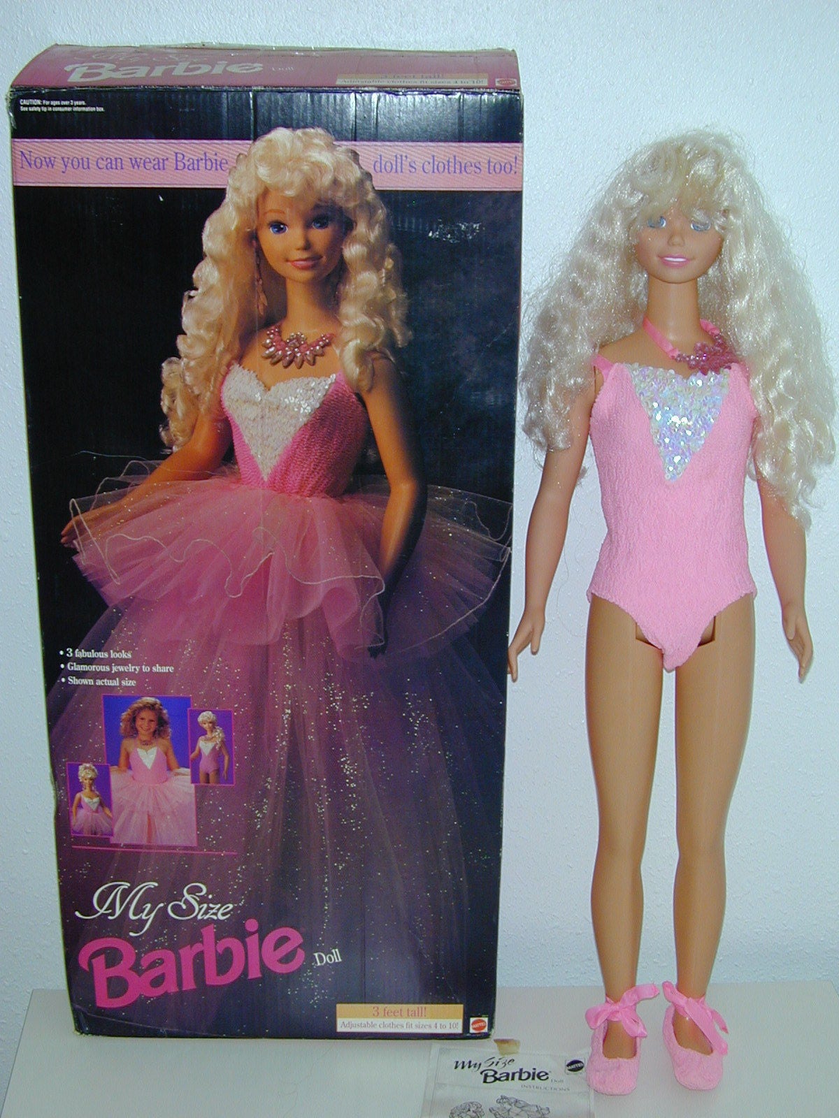 size barbie
