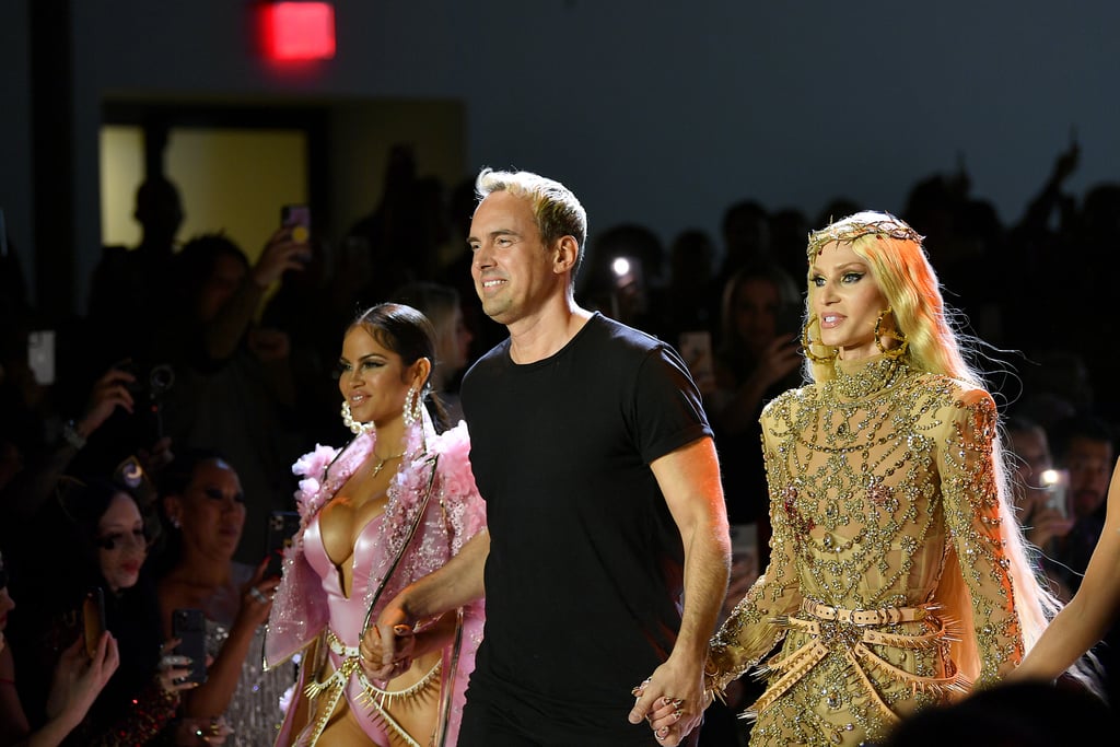 Natti Natasha and Gloria Trevi Photos at The Blonds NYFW