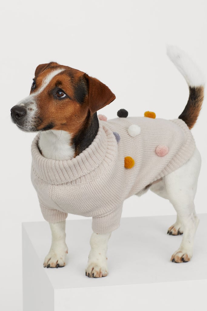 H&M Dog Sweater with Pompoms