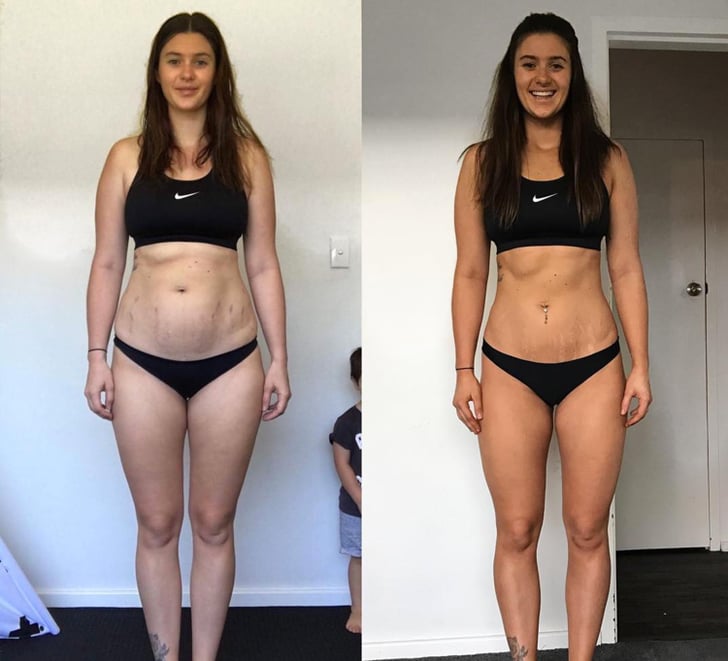 Before And After Postpartum Weight Loss Popsugar Fitness 6767