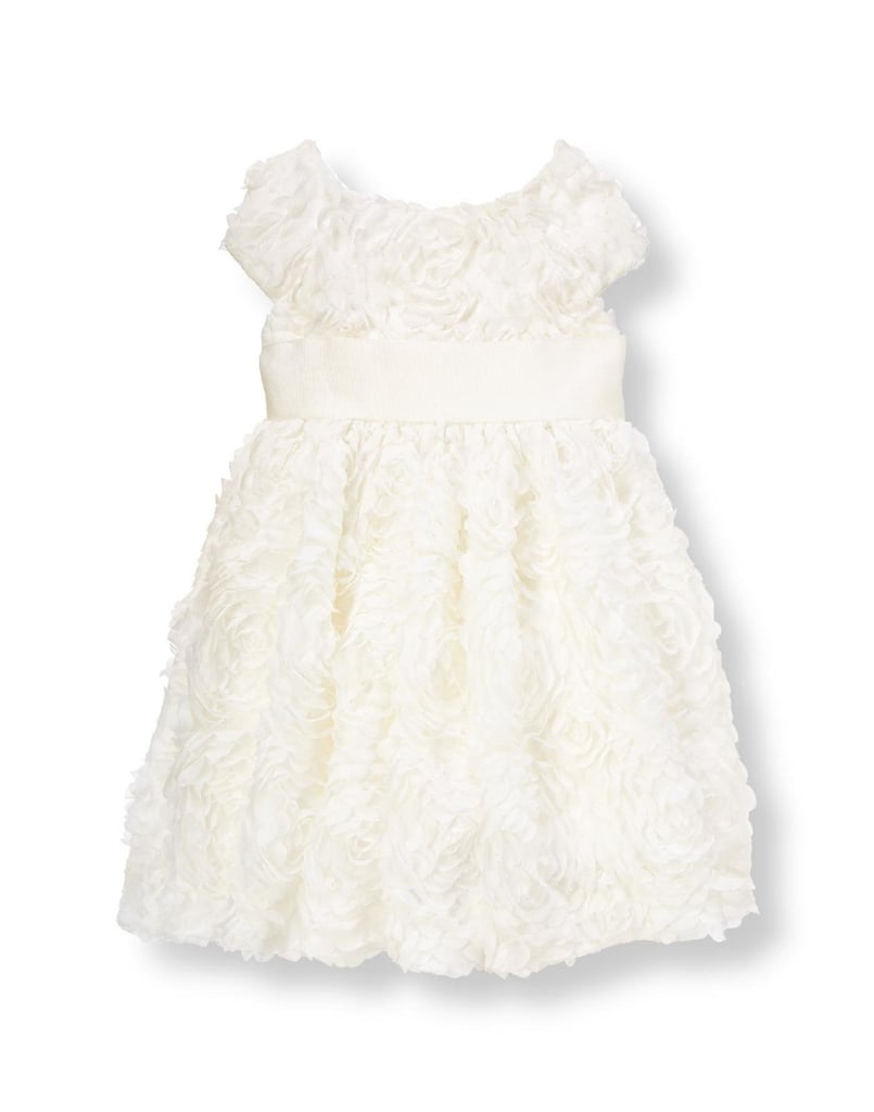 Organza ruffle dress