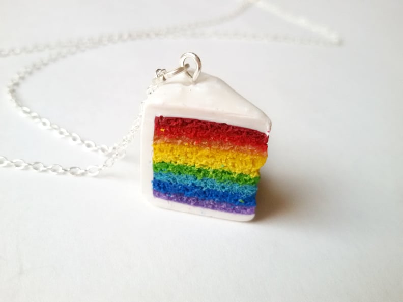 Rainbow Cake Pendant