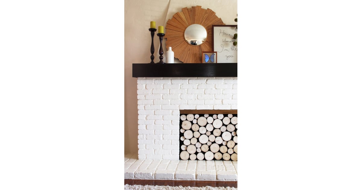 Faux Log Fireplace Screen Best Diy Projects For Home Decorating