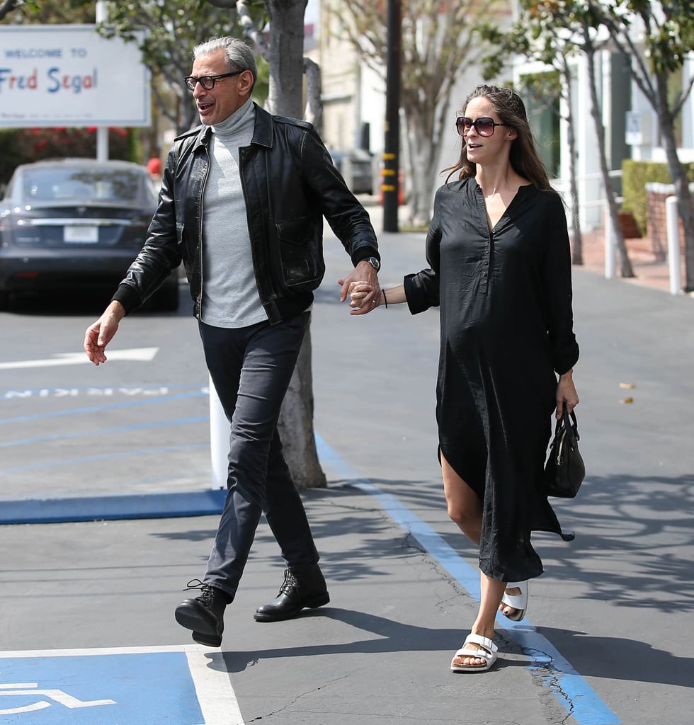 Jeff Goldblum and Emilie Livingston Cutest Pictures