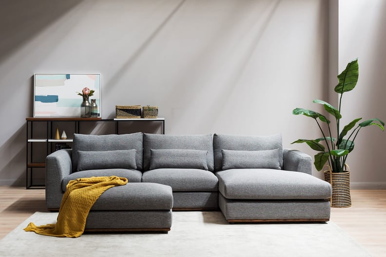 Wide chaise sectional hotsell