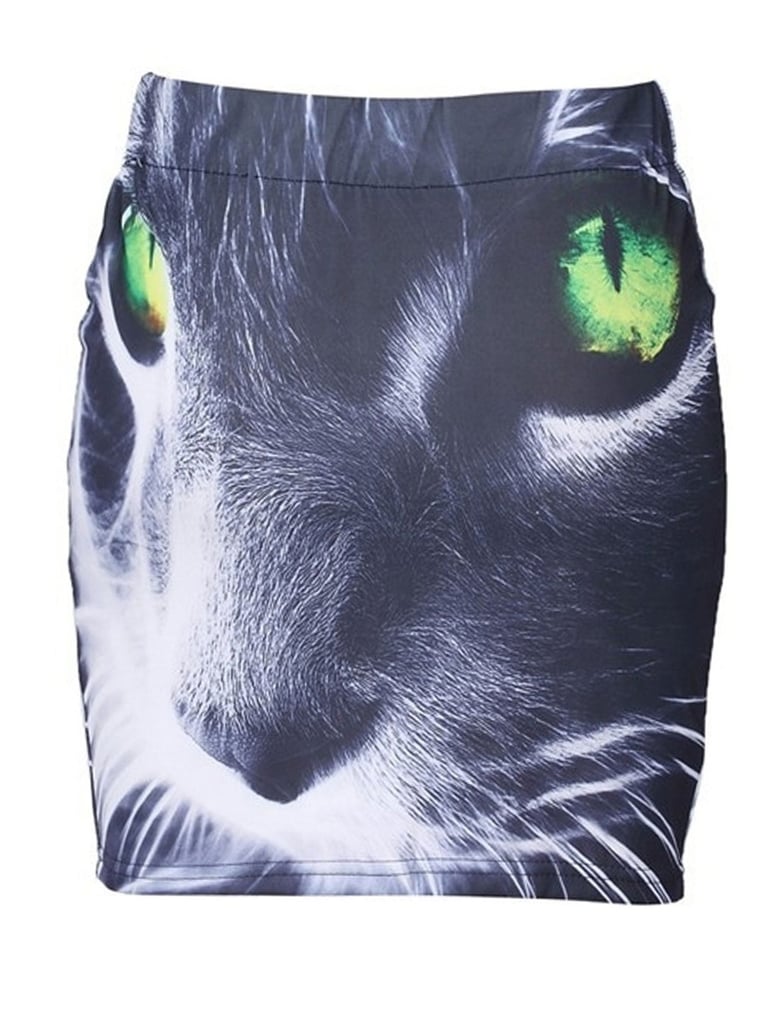 This cat face skirt ($23) is creepy slash awesome.