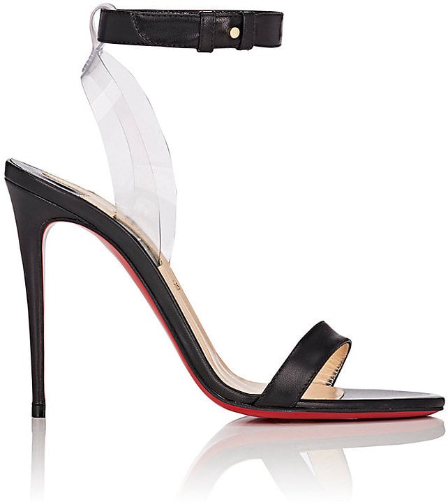 Radiate new levels of confidence in the Christian Louboutin Women's Jonatina Leather & PVC Sandals ($795).