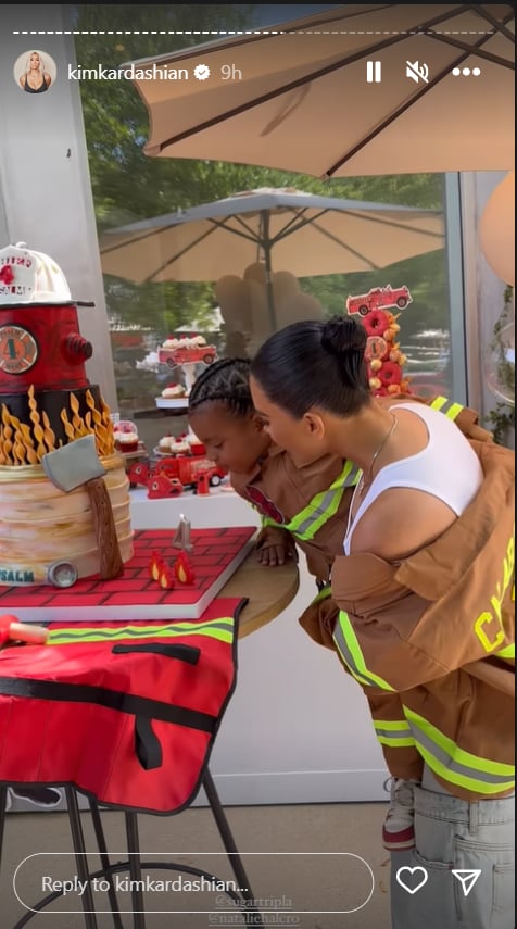 Psalm West Turns 4 With Firefighter-Themed Birthday Party | POPSUGAR