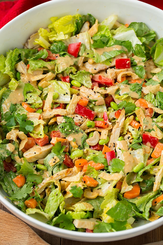 Thai Chicken Salad With Orange Peanut Sauce