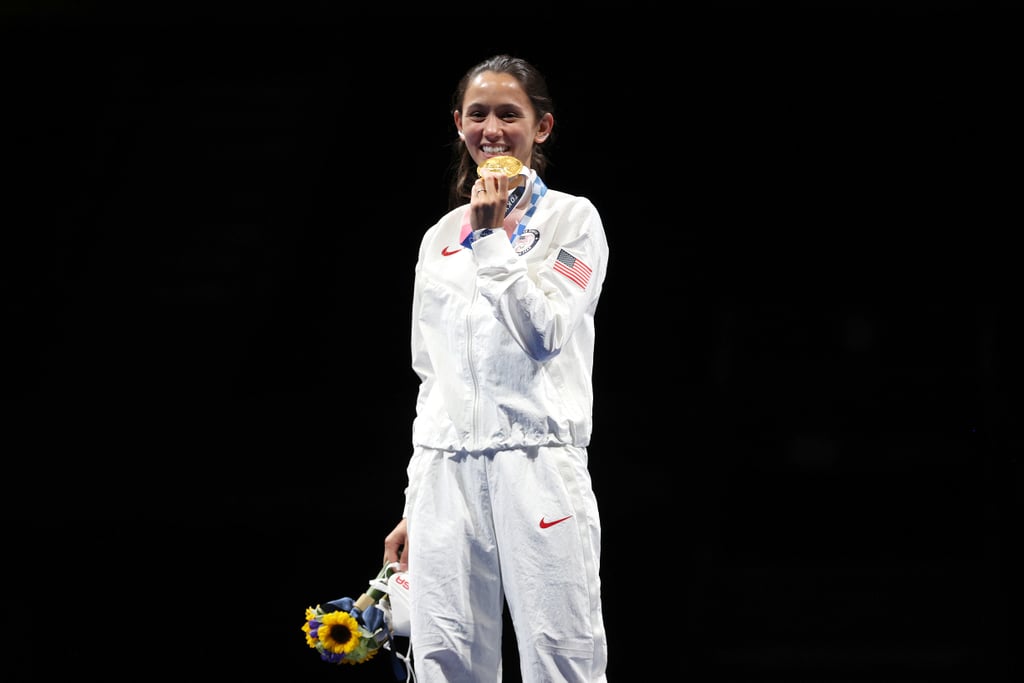 See Lee Kiefer Make History With Olympic Gold Fencing Win