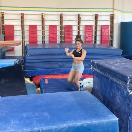 Watch Laurie Hernandez Land a Flip and Hit the Woah