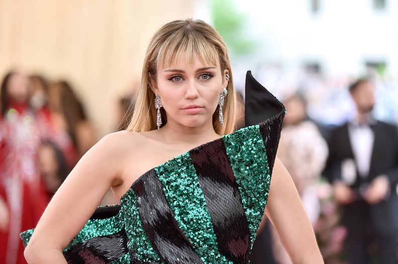 NEW YORK, NEW YORK - MAY 06: Miley Cyrus attends The 2019 Met Gala Celebrating Camp: Notes on Fashion at Metropolitan Museum of Art on May 06, 2019 in New York City. (Photo by Theo Wargo/WireImage)