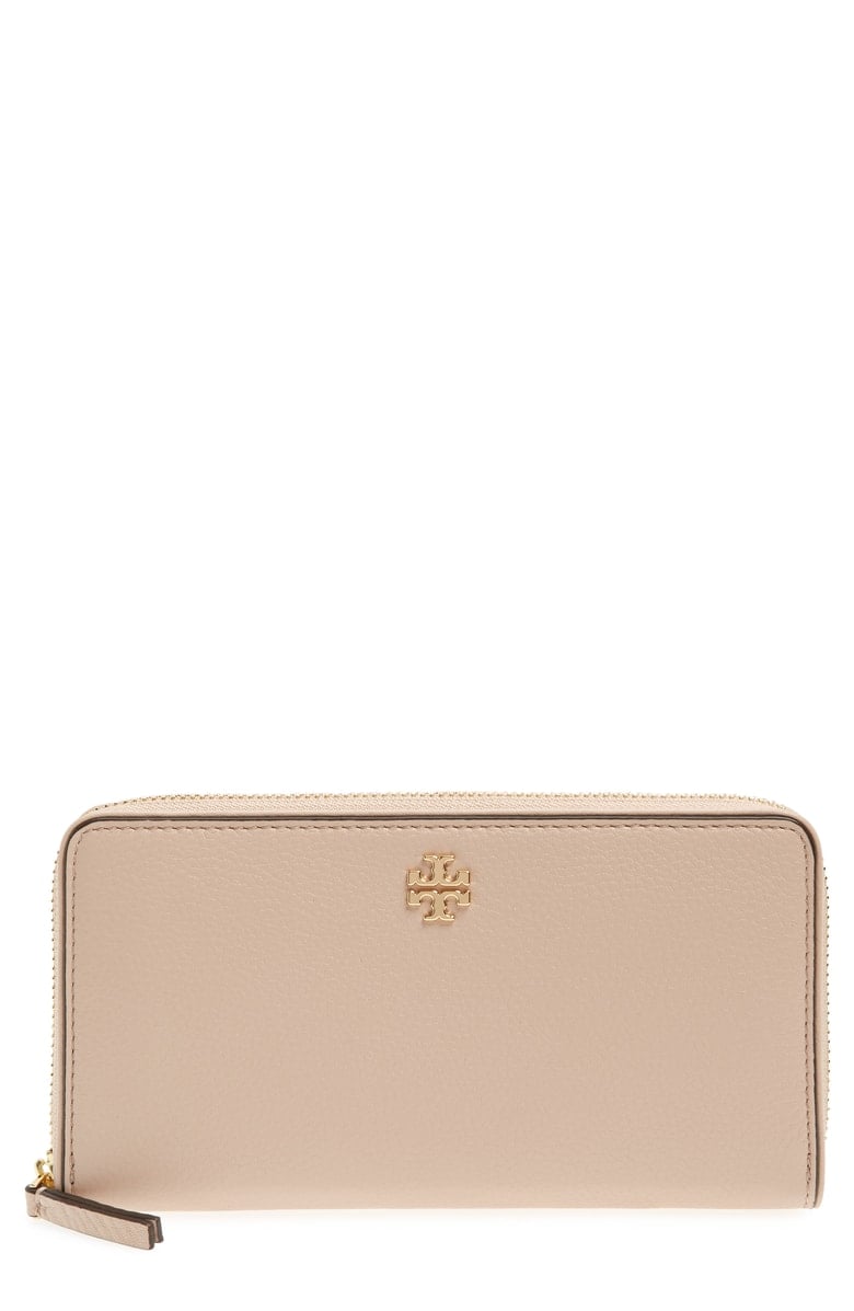 Tory Burch Marsden Leather Zip Around Wallet