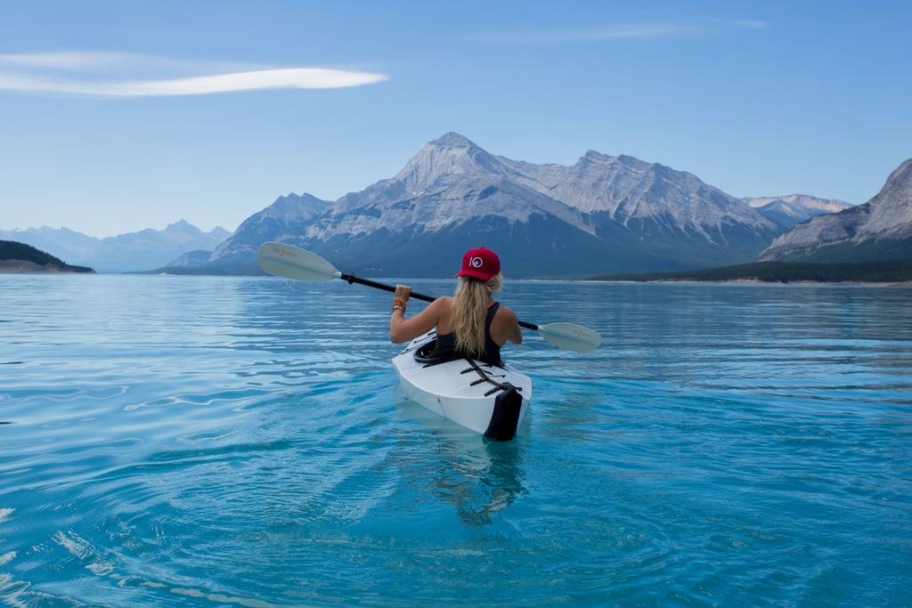 Go kayaking in Nordegg, Canada.