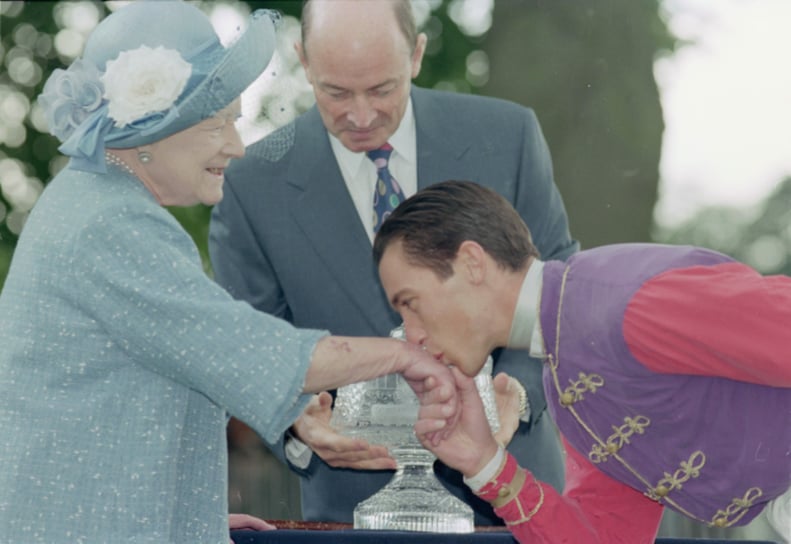 The Queen Mother and Frankie Dettori, 1997