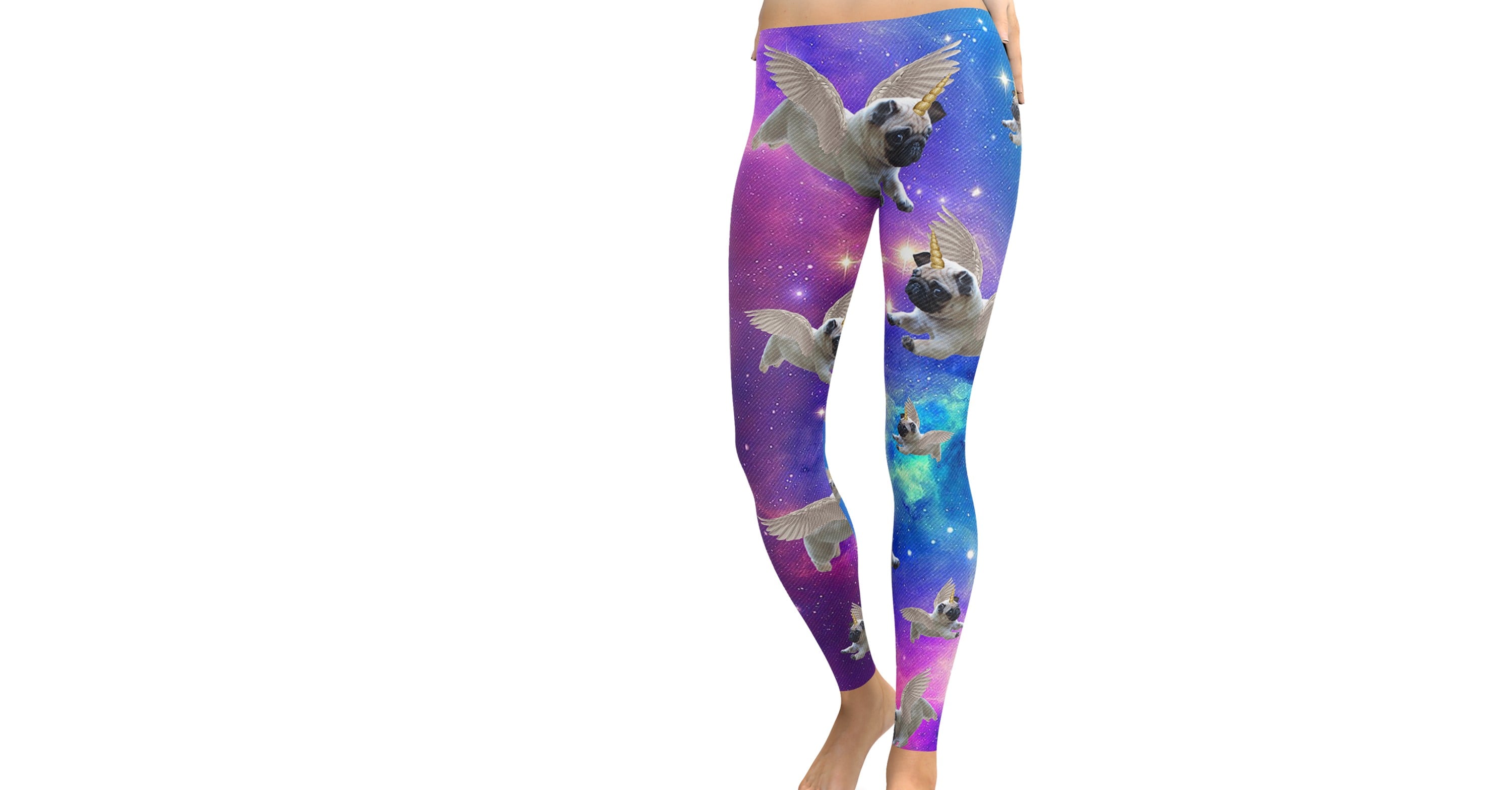 Galaxy Funnel - Women's Yoga Leggings - Cameron Creations Ltd.